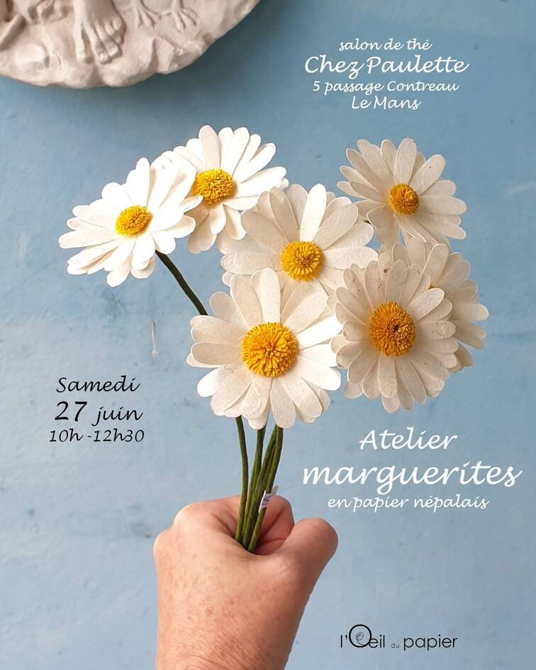 atelier marguerites chez Paulette